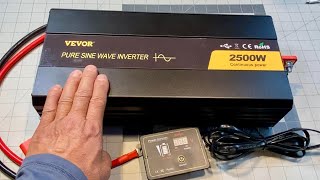 $179 Vevor 2500watt Inverter review