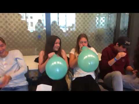 Lots of people do the balloon popping challenge many loud pops at school (must watch)