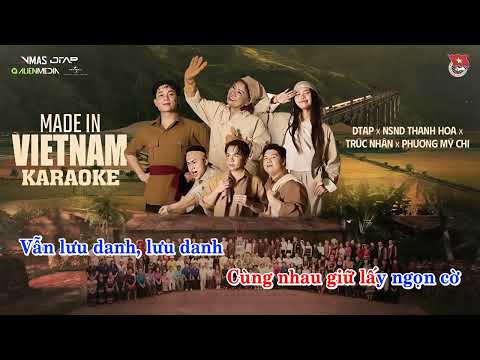 [Karaoke] Phương Mỹ Chi x Trúc Nhân x NSND Thanh Hoa - Made In Vietnam