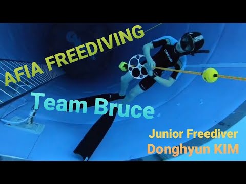 [FREEDIVING Team Bruce] AFIA Junior Freediver Donghyun KIM (12years old)