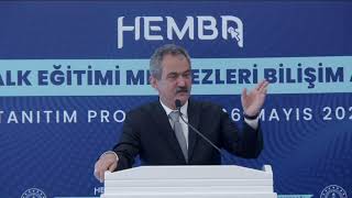 Halk Eğitimi Merkezleri Bilişim Ağı "HEMBA" Tanıtım Toplantısı