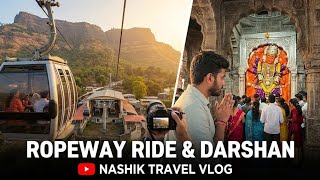Saptashrungi Mata Ropeway Ride & Darshan | Nashik Travel Vlog
