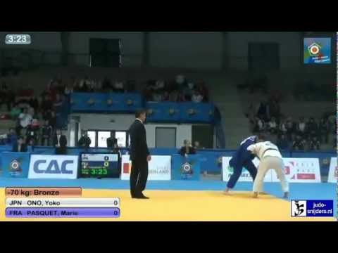 Judo 2013 European Open Oberwart: Ono (JPN) - Pasquet (FRA) [-70kg] bronze