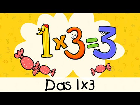 🔢 Das 1x3 || Kinderlieder zum Lernen