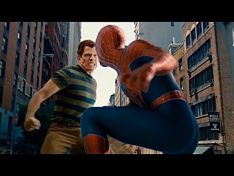 Spider-Man 3 (2007) - Spider-Man VS Sandman First Fight Movie Clip 4K