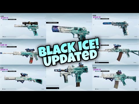 BLACK ICE UPDATED TO EVERY WEAPON! New look! Rainbow Six Siege Crystal Guard
