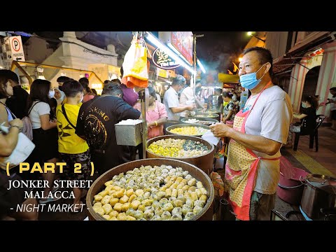 Jonker Street Night Market (Parte 2) ~ Famosa comida de rua em Malaca ~ Malásia Street Food
