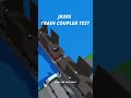 JR205 TRAIN COUPLER TEST | BUILD A BOAT FOR TREASURE ROBLOX #shorts  #roblox #train