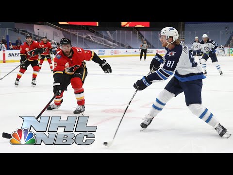 NHL Stanley Cup Qualifying Round: Jets vs. Flames | Game 2 EXTENDED HIGHLIGHTS | NBC Sports