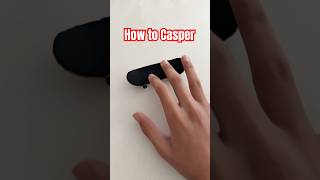 How to Casper on a fingerboard #techdeck #fingerboarding #shorts #tricks