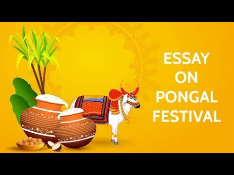 Paragraph/lines/ Essay on"Pongal" Let's Learn English and Paragraphs. Video