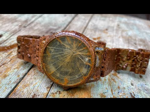 Restoration luxury OMEGA watches found in landfills