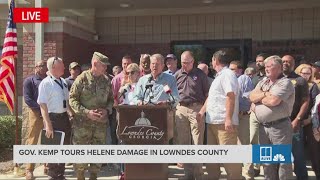 'Truamatic event' | Georiga Gov. Kemp updates public on damage caused by Helene from hardest hit are