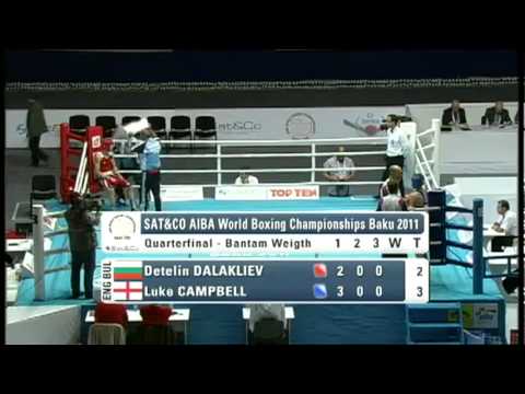 Bantam (56kg) QF- Dalakliev Detelin (BUL) VS Campbell Luke (ENG) -2011 AIBA World Champs