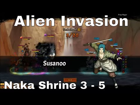 Alien Invasion | Naka Shrine 3 - 5 ► Unlimited Ninja | Ninja Classic  | Ninja World Online