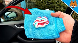 Wipe your Car Window with Toothpaste and WATCH WHAT HAPPENS 💥