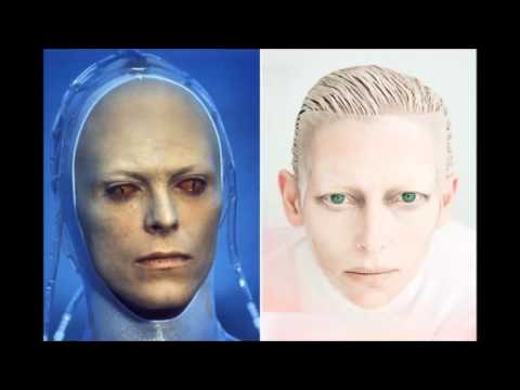 Tilda Swinton et David Bowie. Fashion!