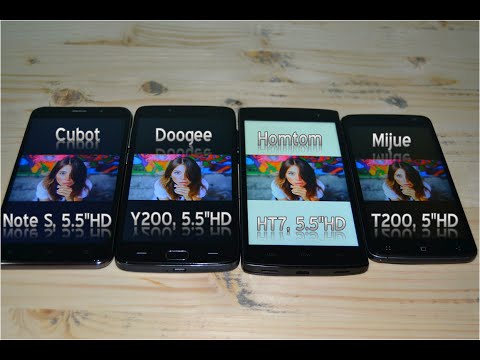 Cubot Note s vs Doogee Y200 vs Homtom Ht7 vs Mijue T200