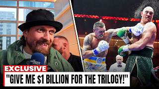Oleksandr Usyk Makes Crazy Demands For Tyson Fury Trilogy!