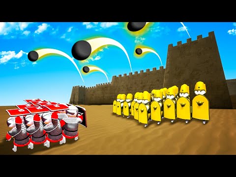 INVINCIBLE TACTICS! Roman Legionnaires vs Egyptian Pharaoh's Guard in ShieldWall!