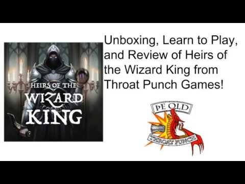 Unboxing, Learn to Play, and Review of Heirs of the Wizard King