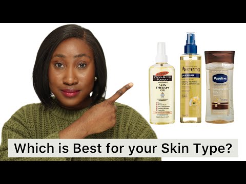 Vaseline Cocoa Radiant Body Oil vs Palmers Skin Therapy Oil vs Aveeno Skin Relief Body Oil Spray