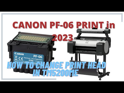 Error Code EC21-2F51 - Change PF06 Print Head For Canon TM5200me