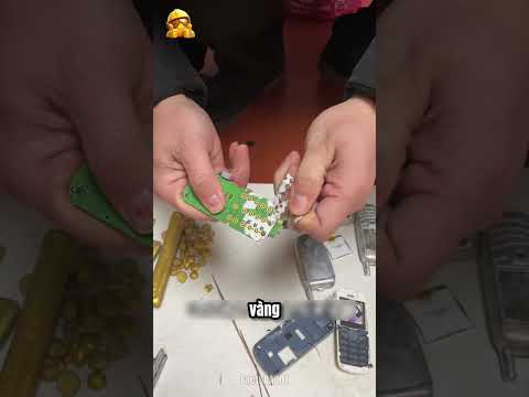Bí Mật Quy Trình Tách Vàng Từ Điện Thoại Cũ Đầy Ấn Tượng!