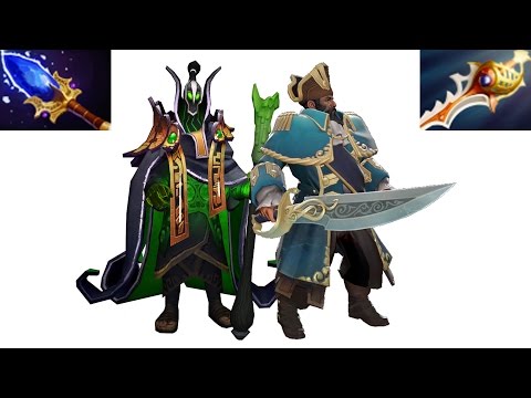 Dendi Scepter Rubick + Attacker Rapier Kunkka - Top 8500 MMR Europe Dota 2