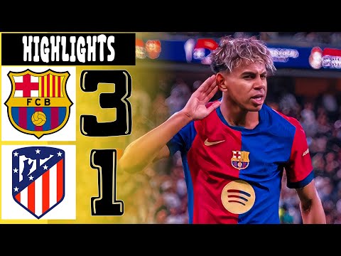 Barcelona vs Atletico Madrid 3-1 All Goals and Highlights Football | Laliga EA Sports 2025 HD