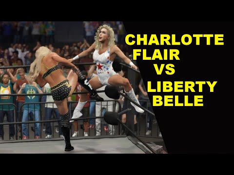 WWE 2K23 Liberty Belle vs Charlotte Flair - No Holds