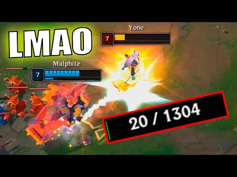 MALPHITE TRIES TO KILL LOW HP YONE FOR 30 SECONDS | YONE vs MALPHITE