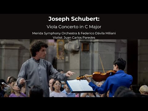 Joseph Schubert: Viola Concerto in C Major | Juan Carlos Paredes & Federico Dávila Miliani
