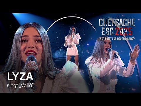 LYZA – singt Voilà (Barbara Pravi Cover) ​😍​​ ​​| Chefsache ESC 2025 🎤