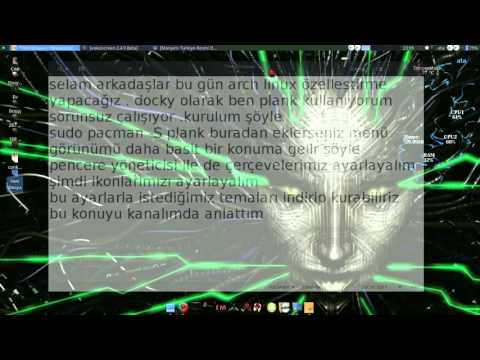 masa üstü özelleştirme arch 2015