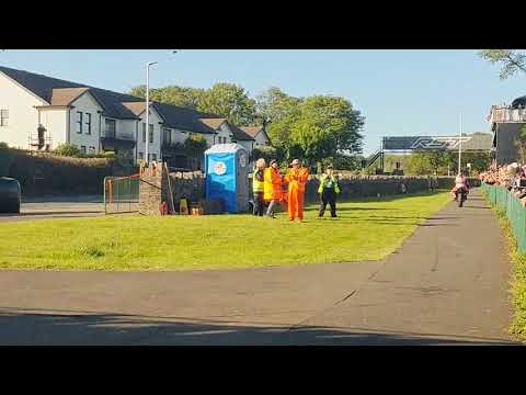 2019 Isle of Man TT Lightweight race finish - Jamie Coward