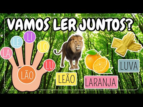 Let's read together? | Words with the letter L | LA LE LI LO LU LÃO | Literacy