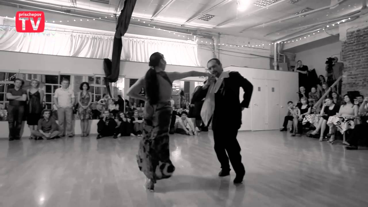 Milonga "El Tango de Plata", Omar Caceras and Vidala Barboza, Russia, Moscow, samba
