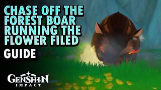 Chase off the Forest Boar Ruining the Flower Field Guide - Genshin Impact