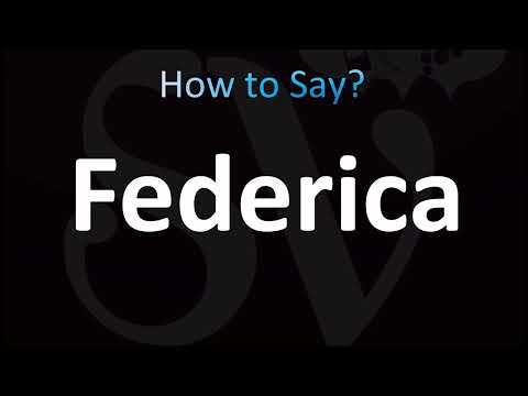 How to Pronounce Federica (CORRECTLY!)