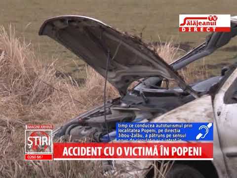 ACCIDENT CU O VICTIMA IN POPENI