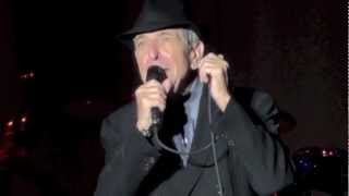 Leonard Cohen, Anyhow, Dublin 15-09-2012