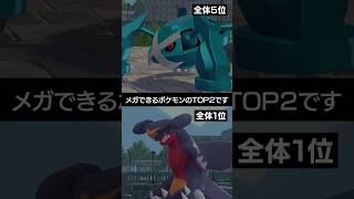 【メガシンカ】メガシンカできるポケモンだとこの２匹が上位だそうです【ポケモンSV】 #ポケモン #ポケモンチャンピオンズ #チャンピオンズ #pokemon #shorts #ポケモンSV