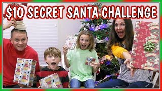 10 DOLLAR SECRET SANTA CHALLENGE | AT THE MALL | We Are The Davises