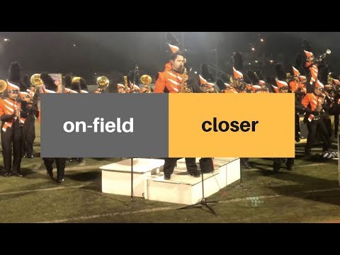 On-field - RCC Marching Tigers - Closer