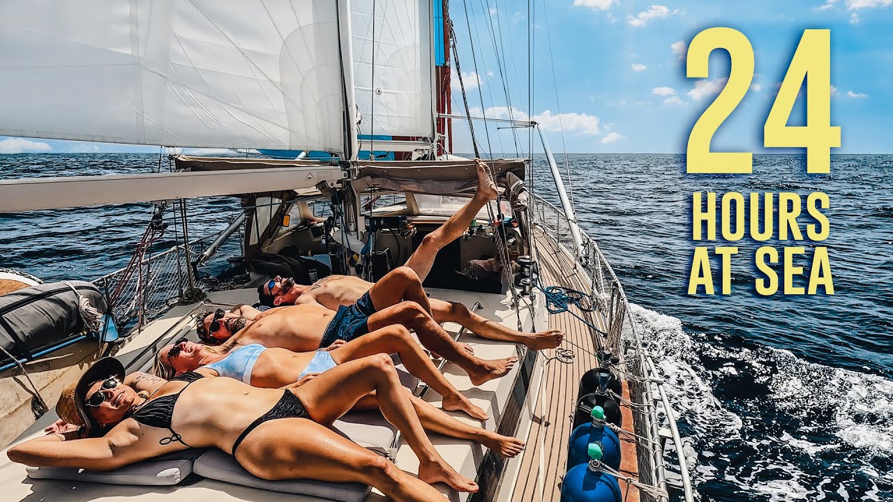 24 Hours UNFILTERED: Real Life On The Open Ocean (Pacific Crossing Pt. 3 of 8) S.V. Delos Ep. 418