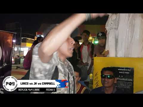 🔥 LIRICO vs JK vs CAMPBELL - Octavos - Colectivo P09 - Fecha 5 🎙️🔥