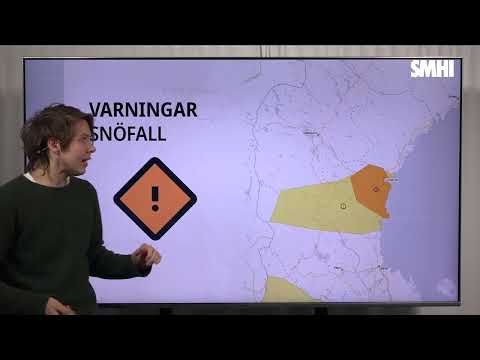 Vadervarningar 7 - 9 jan