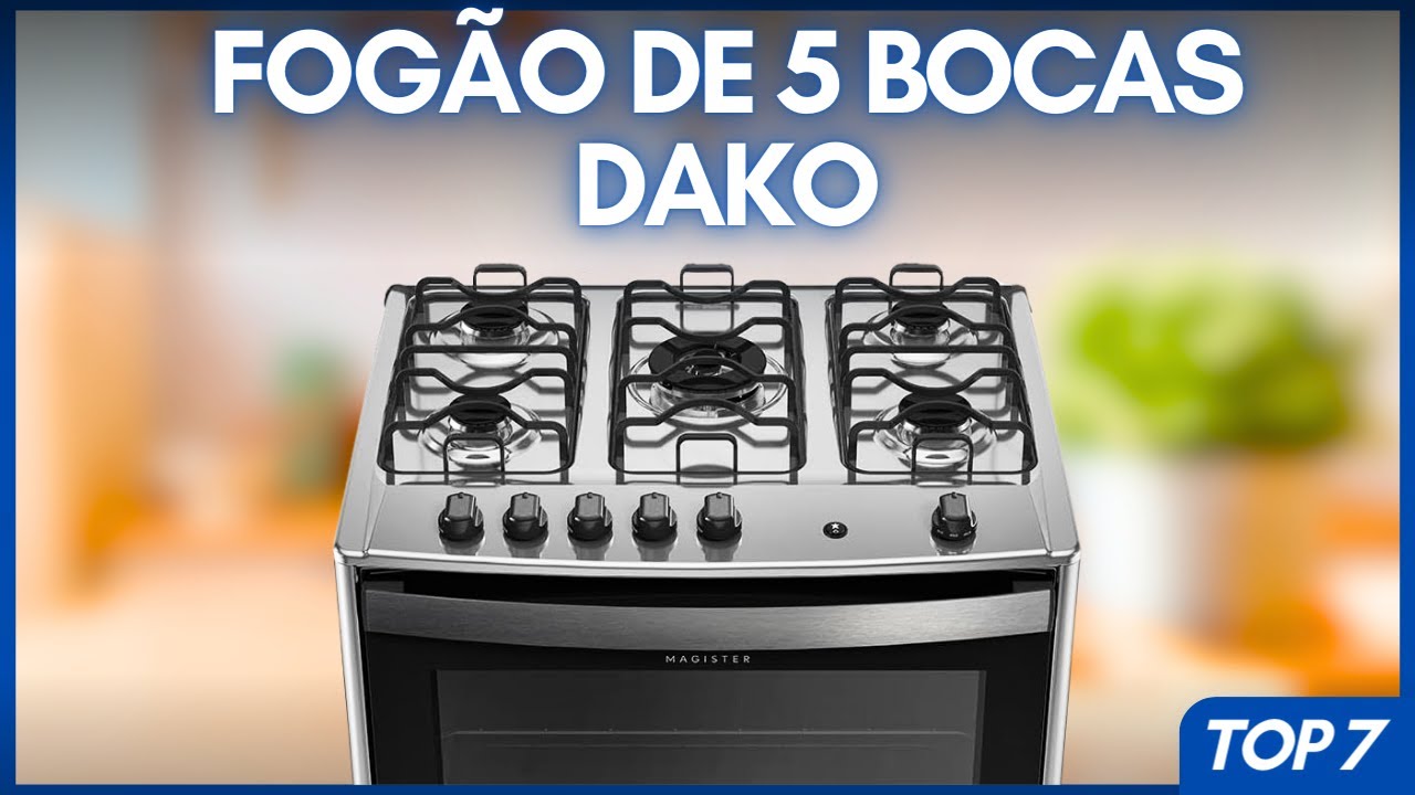 [✅MELHORES] MELHOR FOGÃO DE 5 BOCAS DA DAKO Fogão 5 Bocas Dako CUSTO BENEFÍCIO para comprar em 2024