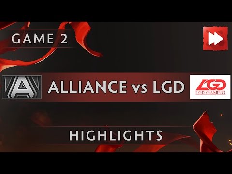 Alliance vs LGD Gaming [Game 2] The International 2016 Group Stage - Dota Highlights